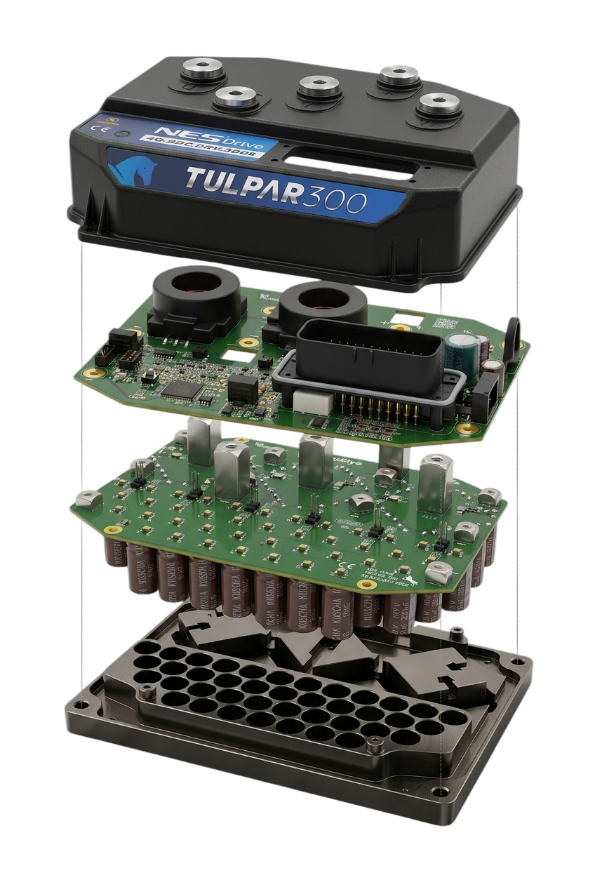 NES Drive TULPAR 300 — patlatılmış görünüm